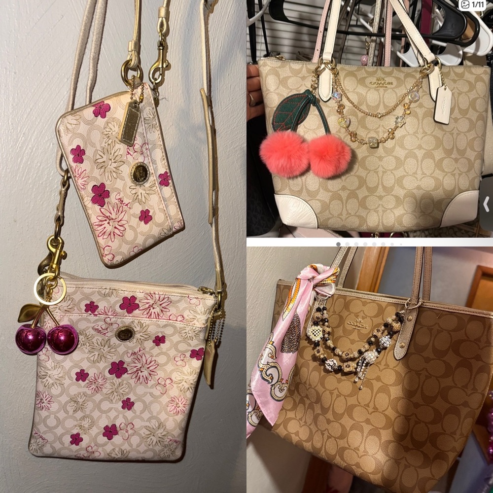 🍒🤍4 PIECE COACH BUNDLE🍒🤍